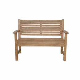 Victoria 48" 2-Seater Teak Bench - Outdoor Patio & Yard Seating