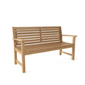 Victoria 3-Seater Teak Bench - Outdoor Patio & Yard Seating