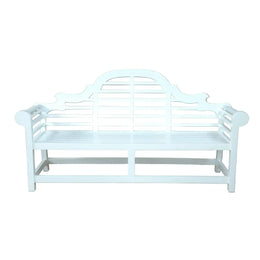 Marlborough 3-Seater Bench - White Mahogany Outdoor Heritage Collection