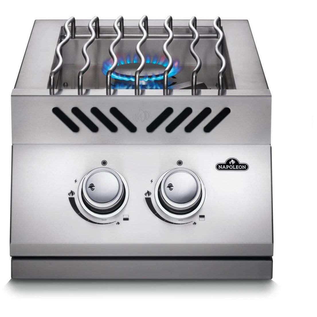 Inline Dual Range Top Burner in use
