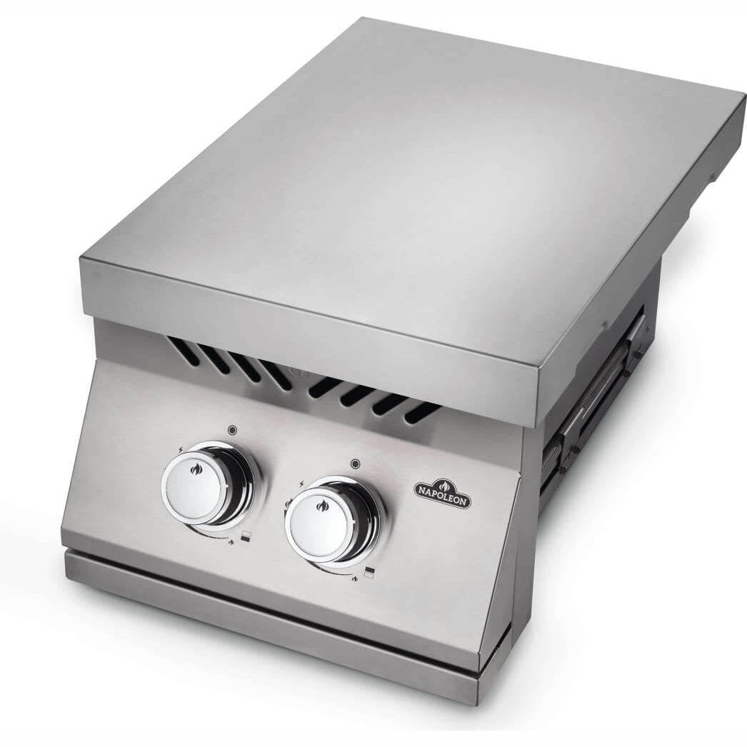 Inline Dual Range Top Burner with lid