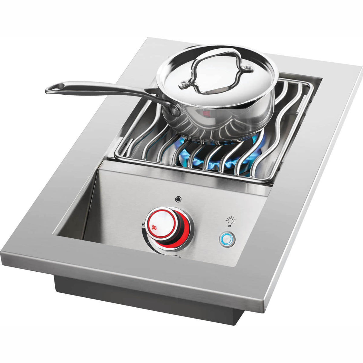 Single Range Top Burner in use angle