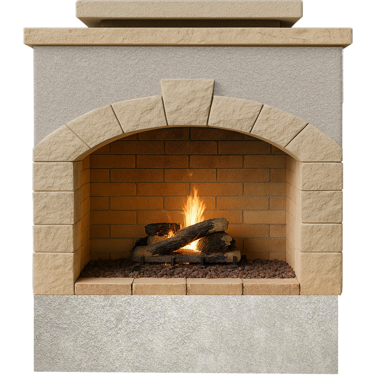Cal Flame 60 inch Outdoor Fireplace FRP-906-1 Cal Flame