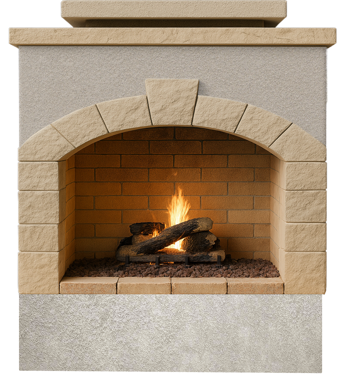 Cal Flame 60 inch Outdoor Fireplace FRP-906-1