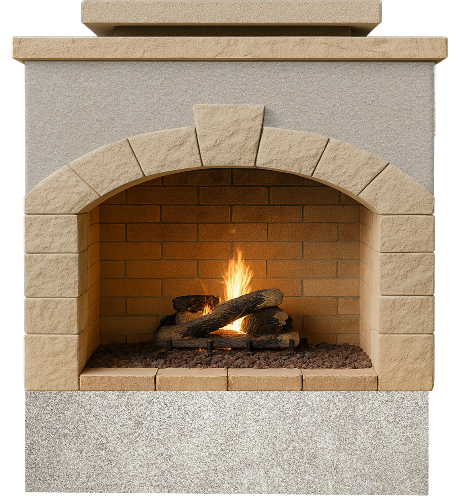 Cal Flame 60 inch Outdoor Fireplace FRP-906-1