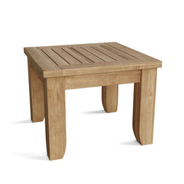 Luxe Square Side Table – Teak Outdoor Accent Table