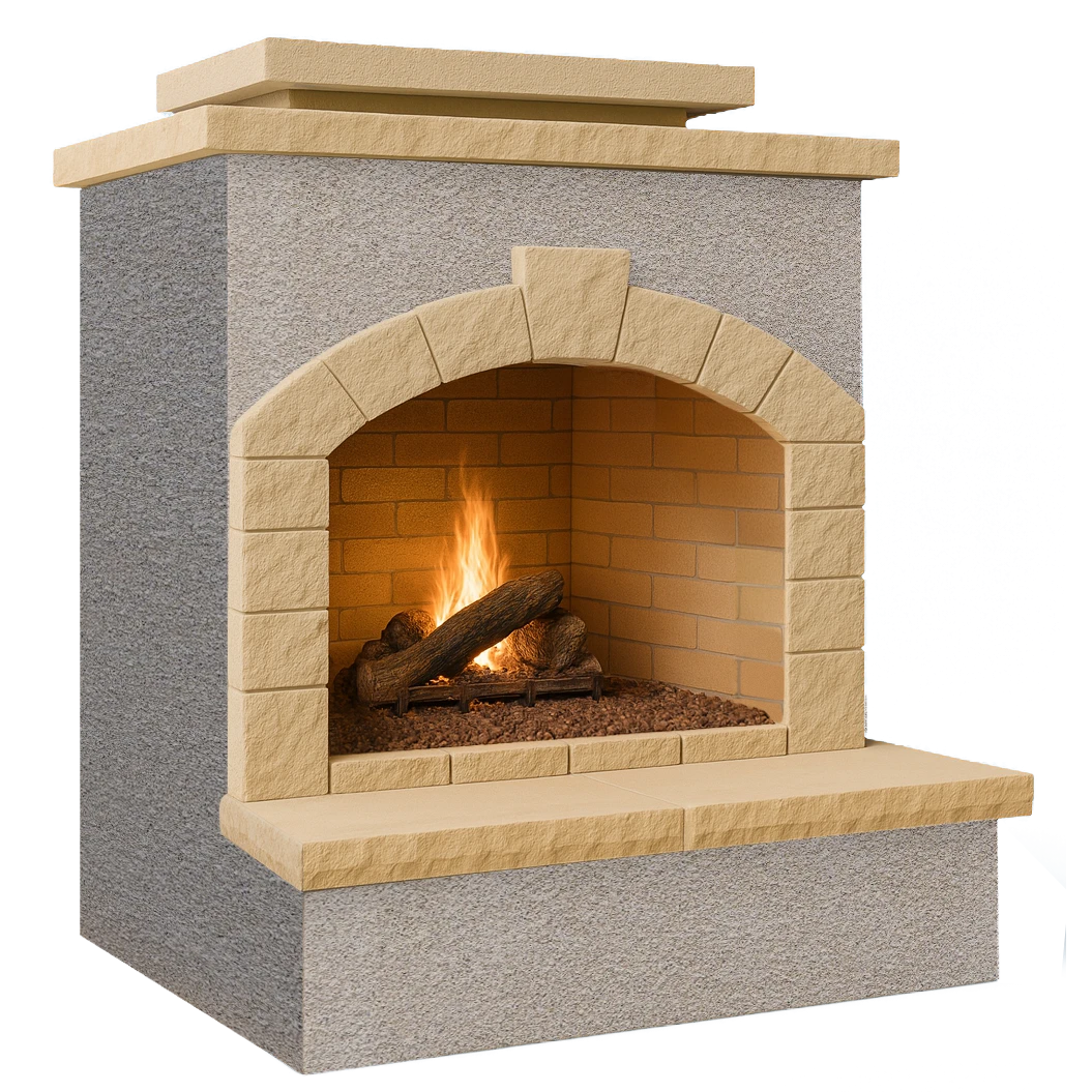 Cal Flame 48 inch Outdoor Fireplace FRP-906-2 Cal Flame