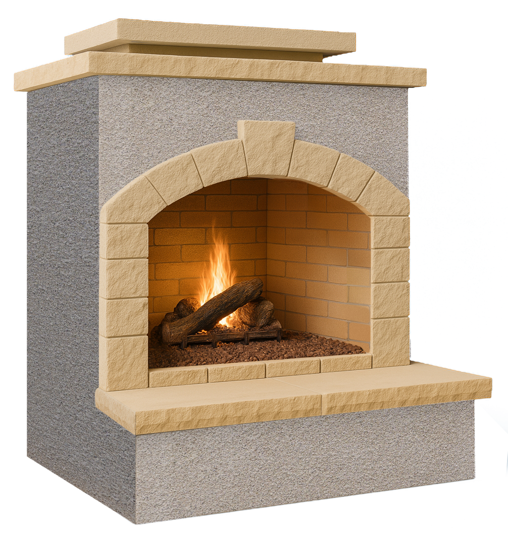 Cal Flame 48 inch Outdoor Fireplace FRP-906-2