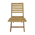 Andrew Folding Chair - Set of 2 Teak Outdoor Folding Side Chairs