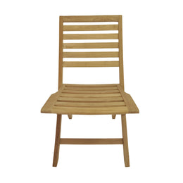 Andrew Folding Chair - Set of 2 Teak Outdoor Folding Side Chairs