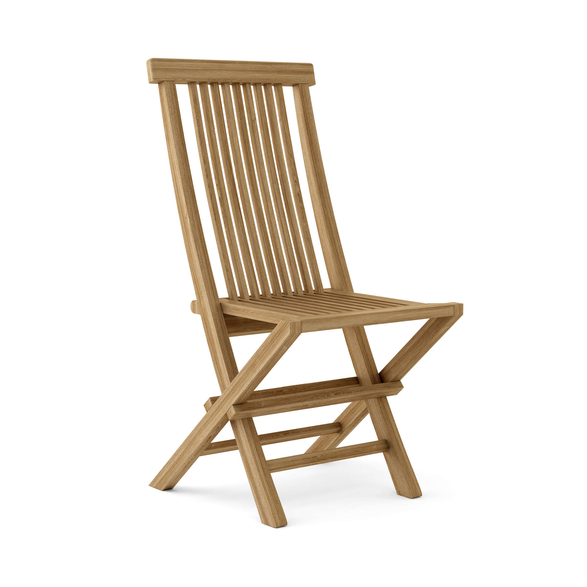 Bristol Folding Teak Chair - Outdoor Dining Side Chair | BetterPatio // BetterPatio.com