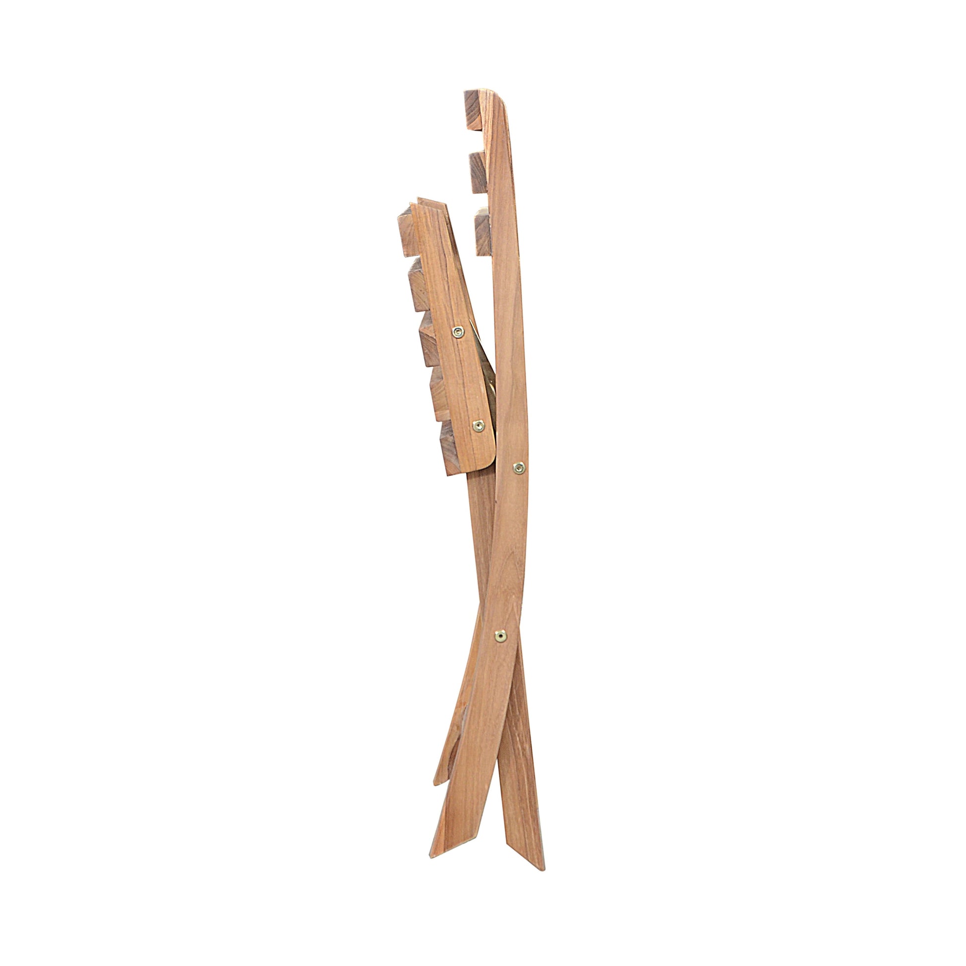 Anderson Teak Alabama Folding Teak Outdoor Chairs - pair of folding chairs view 6