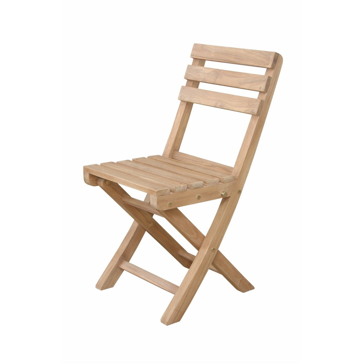 Anderson Teak Alabama Folding Teak Outdoor Chairs - outdoor chair detail view 8