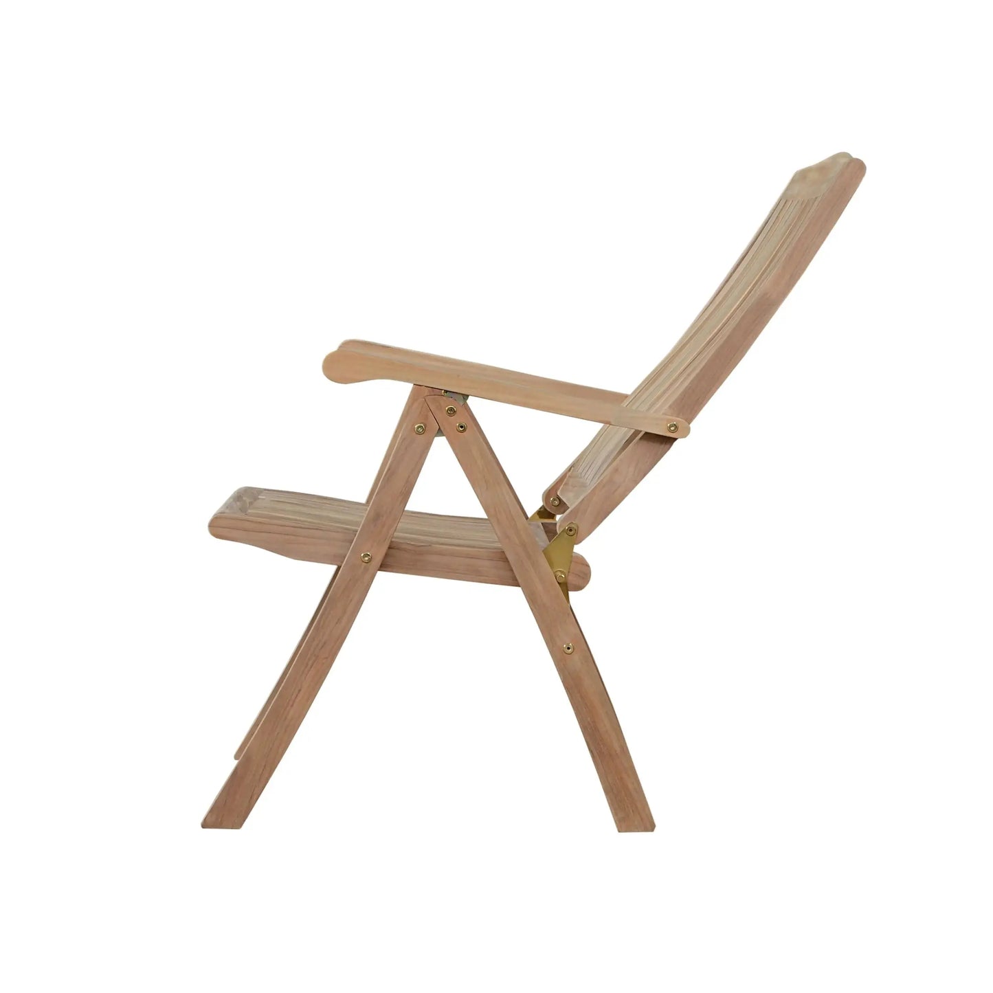 Bahama Katana 4-Pc Teak Recliner & Folding Table Set with Ottoman | BetterPatio // BetterPatio.com