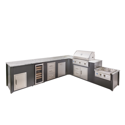 Custom Outdoor Kitchen Island – Modular Aluminum Design | BetterPatio // BetterPatio.com