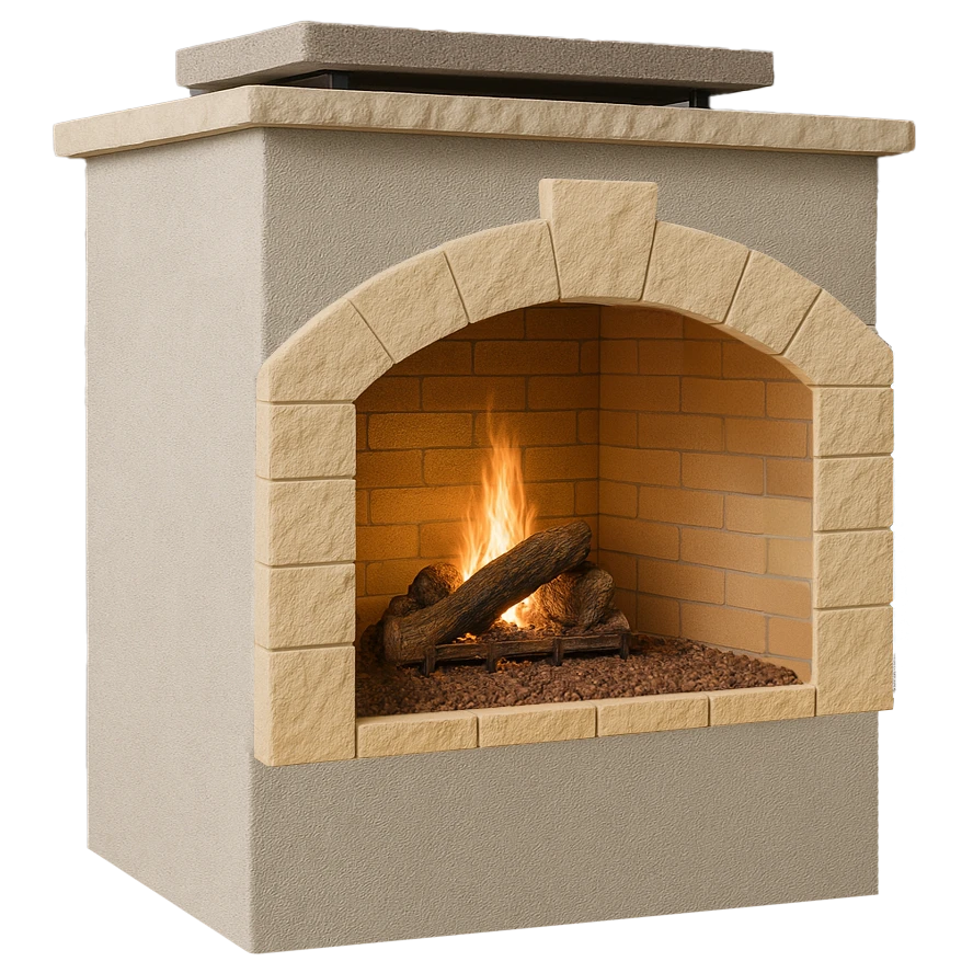 Cal Flame 60 inch Outdoor Fireplace FRP-906-1 Cal Flame