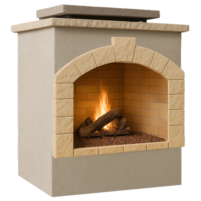 Cal Flame 60 inch Outdoor Fireplace FRP-906-1 Cal Flame