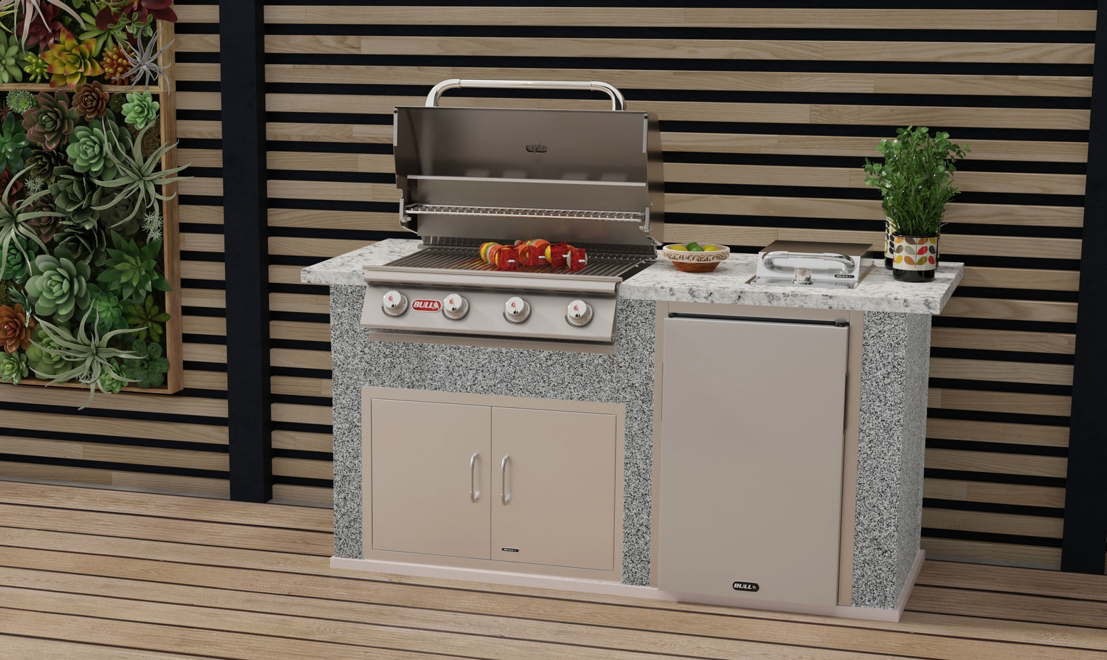 Bull Core Series Power Q Outdoor Kitchen Island