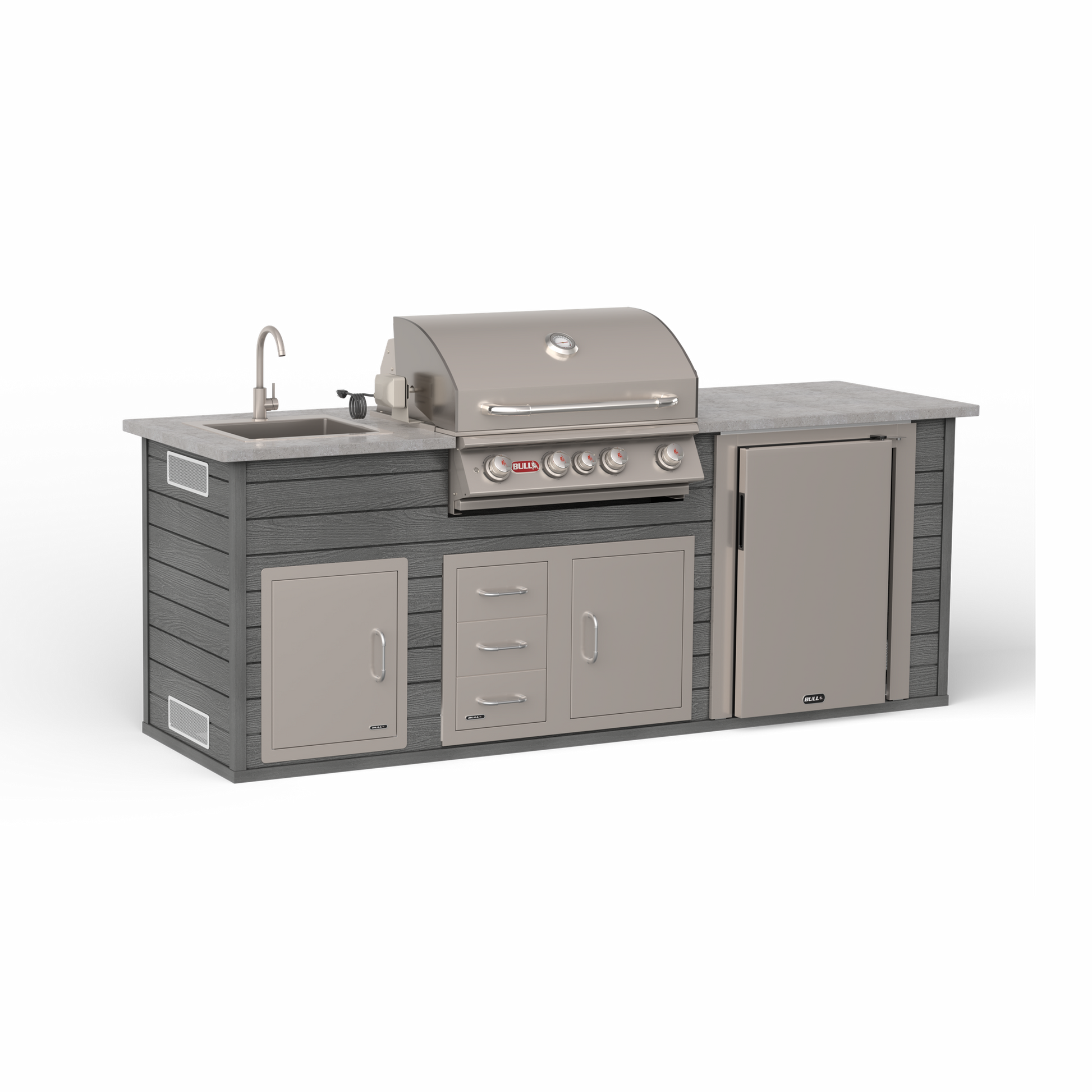 Bull Core Series Premier Q Outdoor Kitchen Island Bull BBQ