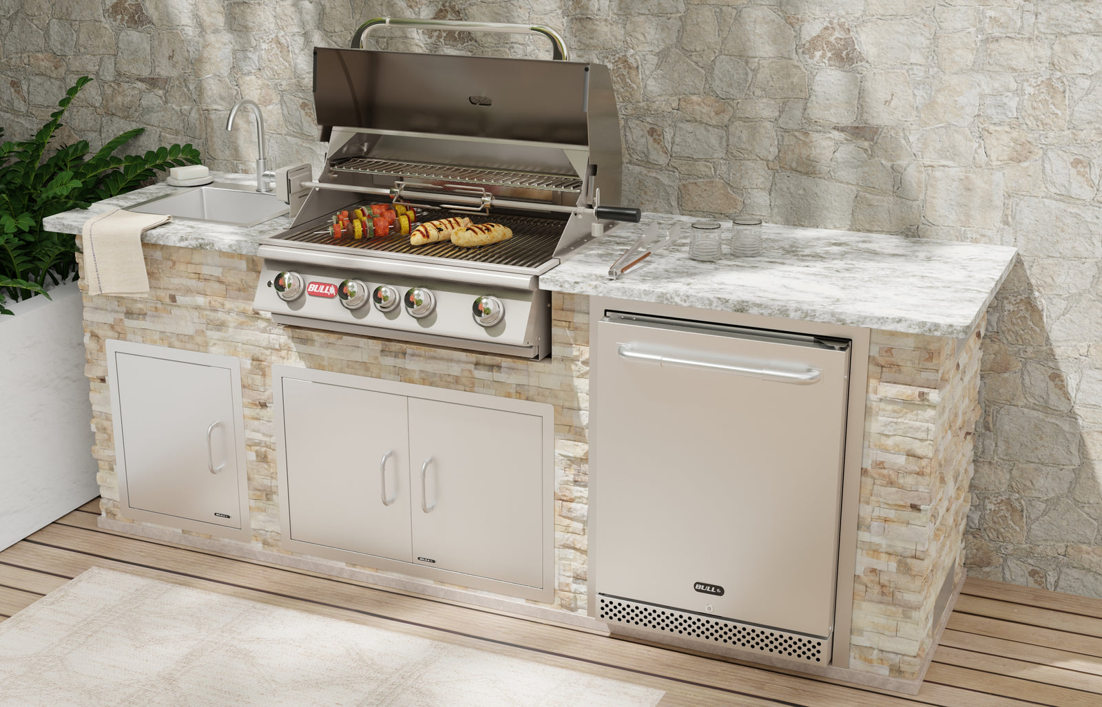 Bull Core Series Premier Q Outdoor Kitchen Island