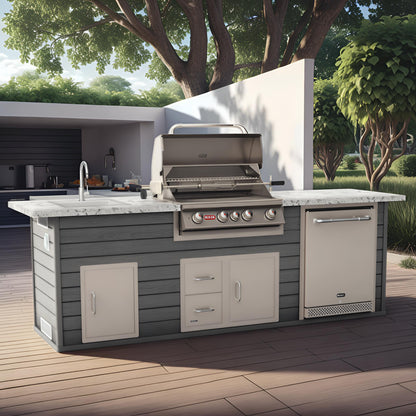 Bull Core Series Premier Q Outdoor Kitchen Island Bull BBQ