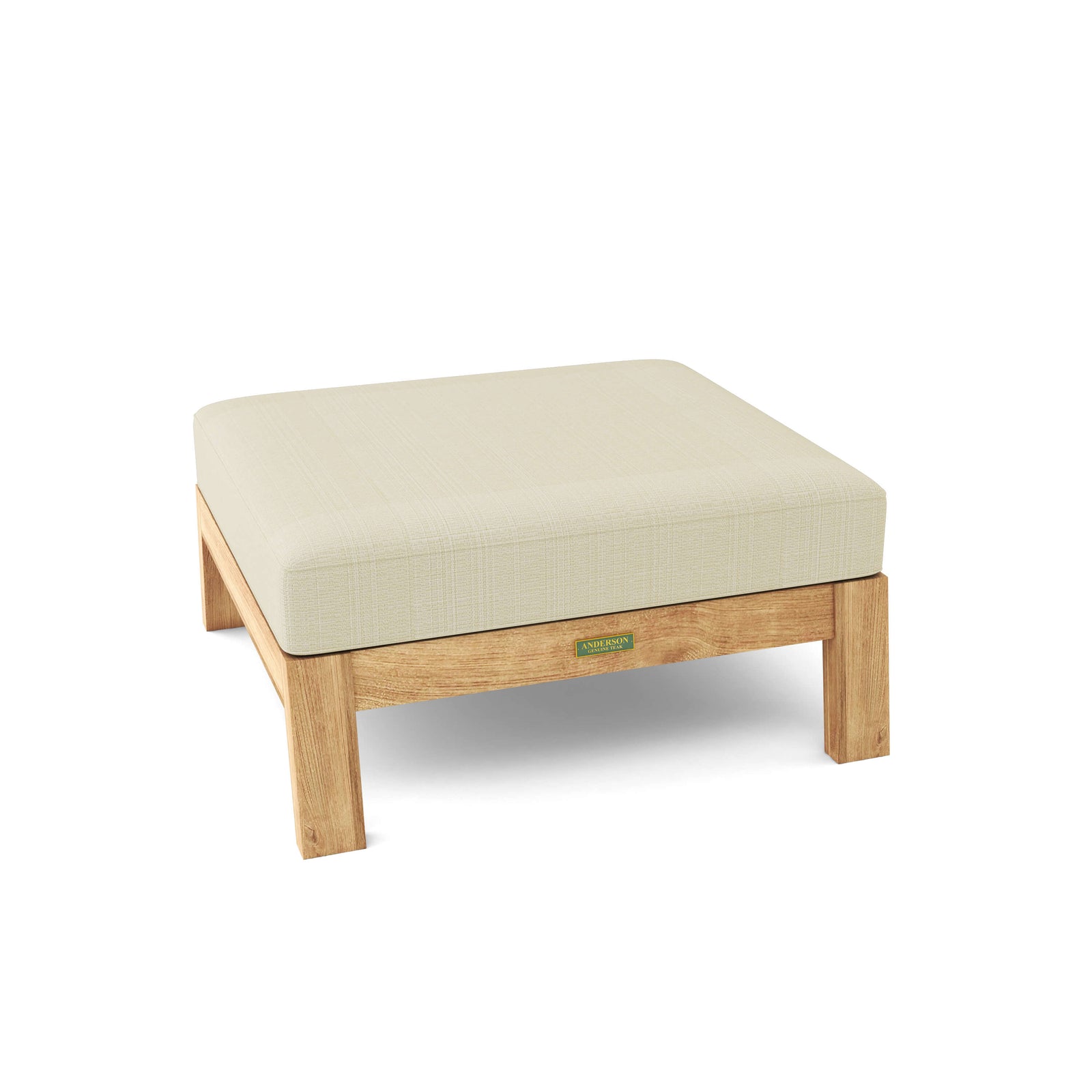 Palmero Deep Seating Ottoman – Teak Outdoor Footrest
