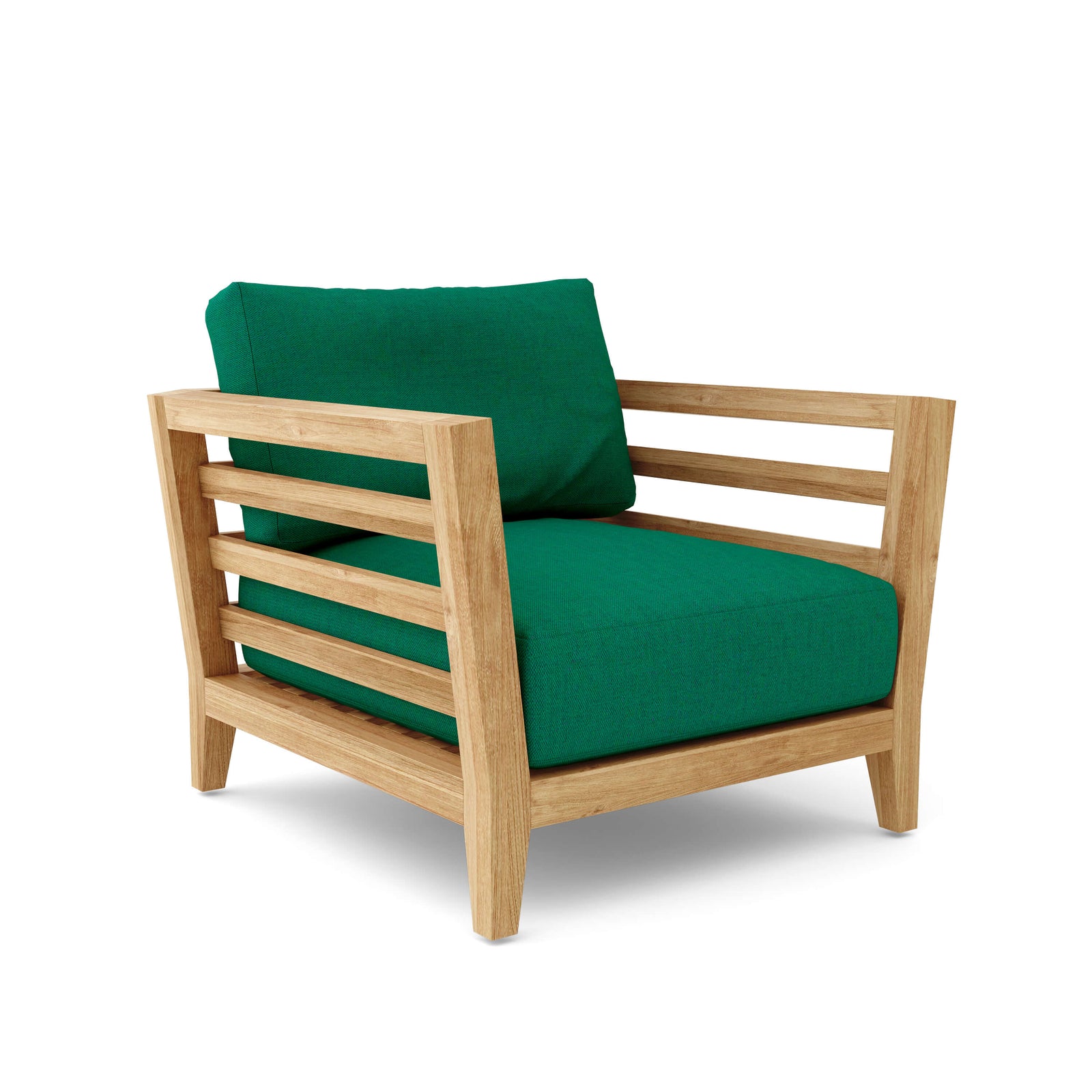 Cordoba 1 - Seater Teak Armchair with Sunbrella Cushion | BetterPatio // BetterPatio.com