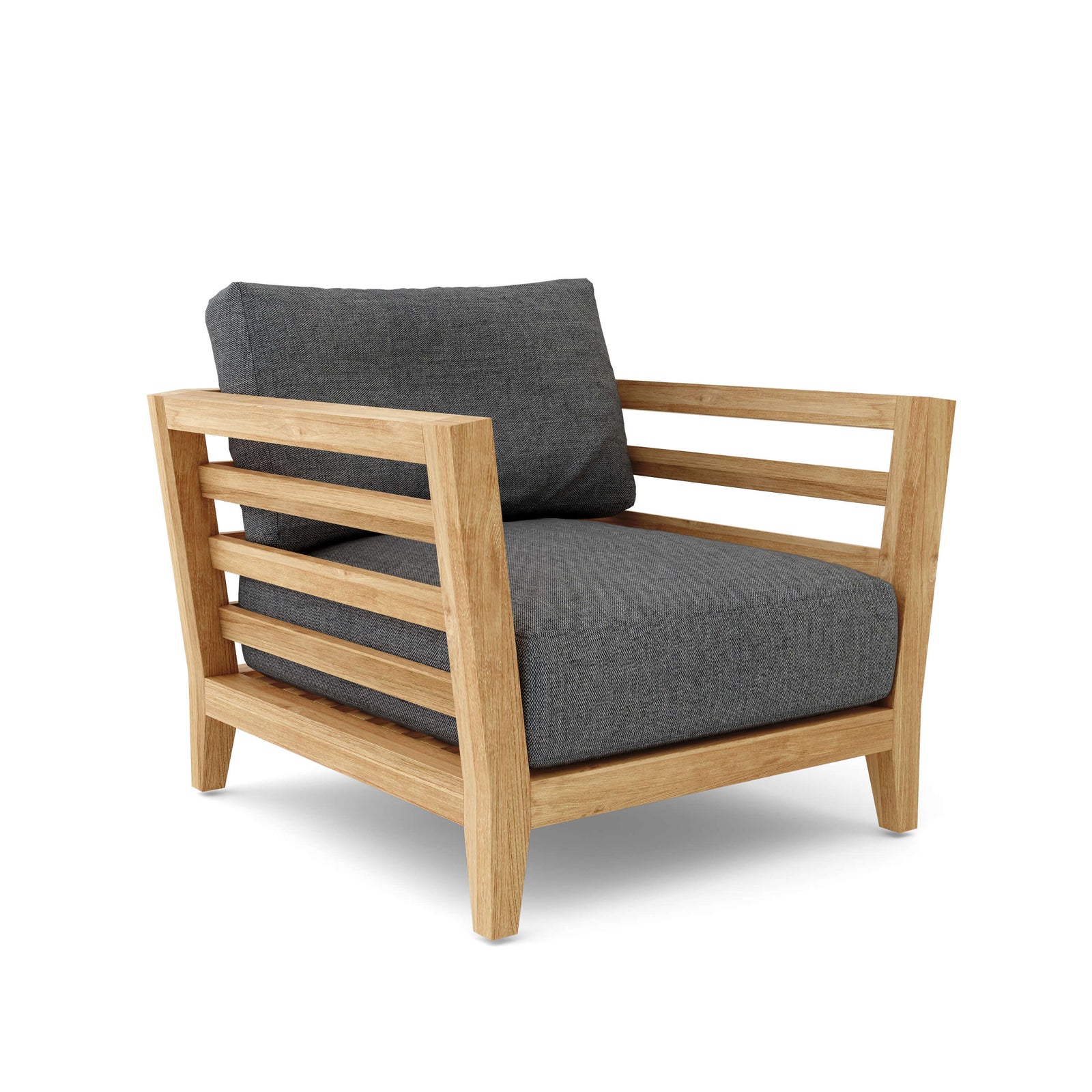 Cordoba 1 - Seater Teak Armchair with Sunbrella Cushion | BetterPatio // BetterPatio.com