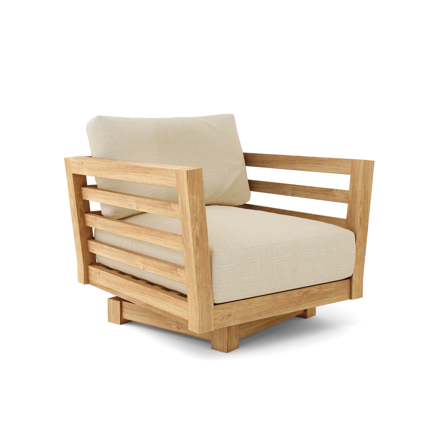 Cordoba Deep Seating Swivel Armchair with Sunbrella Cushion | BetterPatio // BetterPatio.com