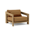Smyrna Lounge Armchair with Sunbrella Cushions - Teak Deep Seating