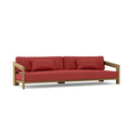 Smyrna 4 - Seat Teak Sofa with Sunbrella Cushions - Deep Seating
