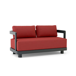 Granada Deep Seating Loveseat with 8″ Sunbrella Cushions - Teak