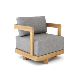 Granada Swivel Armchair - Premium Teak Outdoor Deep Seating