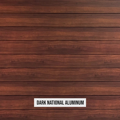 BetterPatio Mountain Series TrueFlame 6 Ft Grill Island - Dark National Aluminum countertop labeled