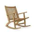 Modern Rocking Teak Armchair