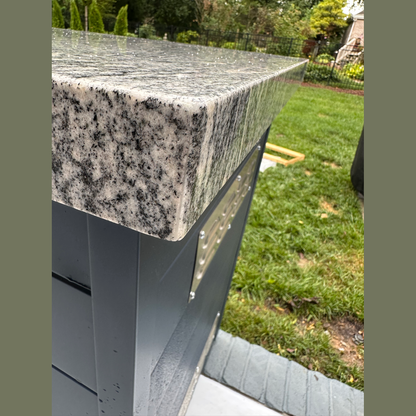 BetterPatio Designer Series 8 Ft Outdoor Kitchen - Designer countertop option 1 close-up
