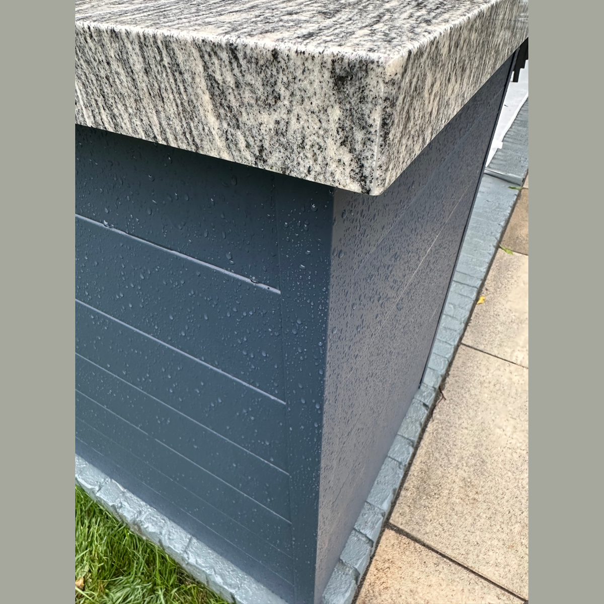 BetterPatio Designer Series 8 Ft Outdoor Kitchen - Designer countertop option 2 close-up