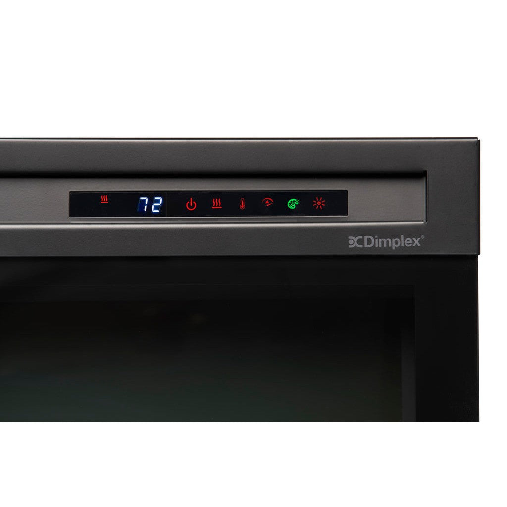 Dimplex XHD closeup flame and log detail