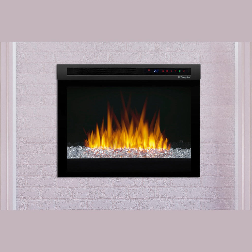 Dimplex XHD23G Nova 23 inch plug-in electric firebox lifestyle close