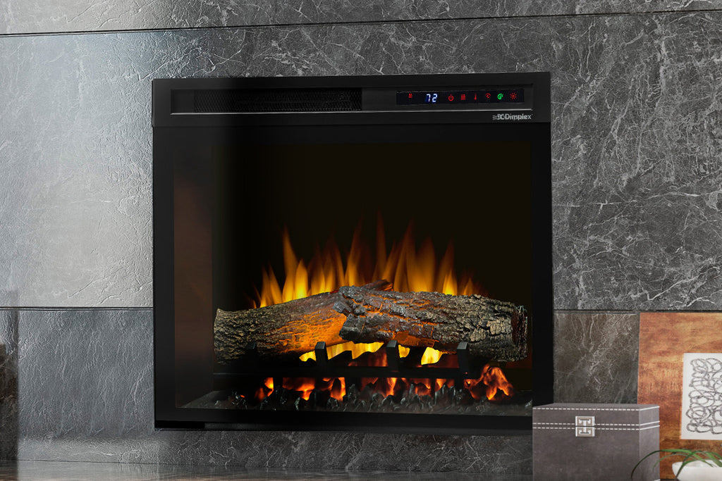 Dimplex XHD23L Nova 23 inch plug-in electric firebox with logs lifestyle