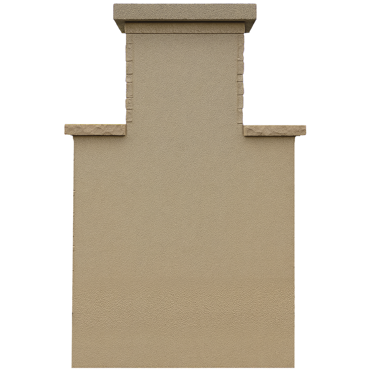 Cal Flame 78 inch Outdoor Fireplace with Hearth FRP-908-2 Cal Flame