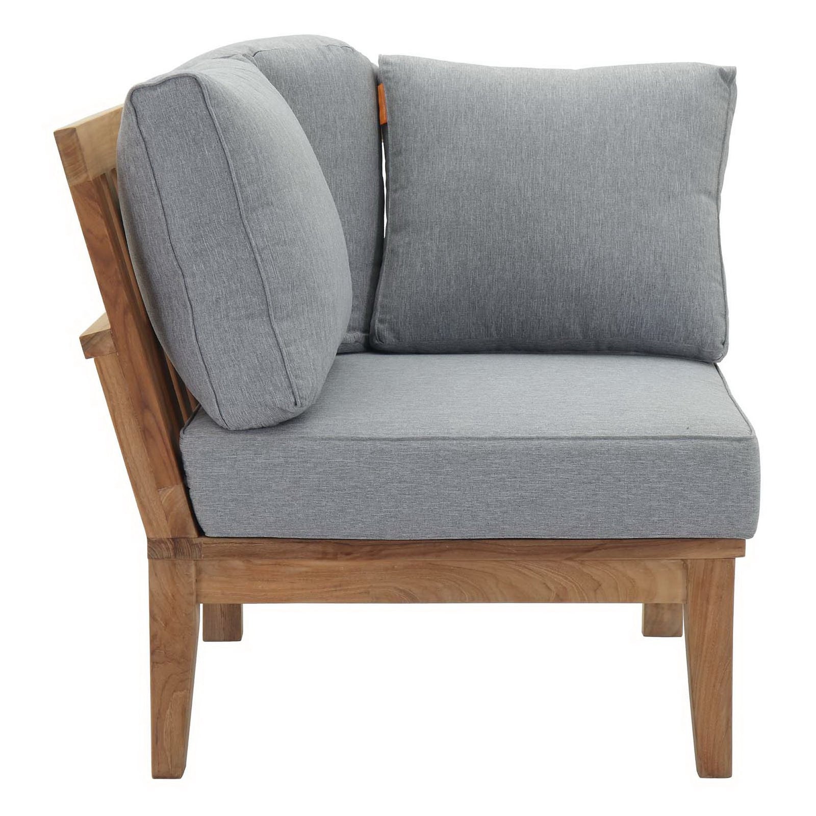 Marina Outdoor Patio Teak Corner Sofa by Modway