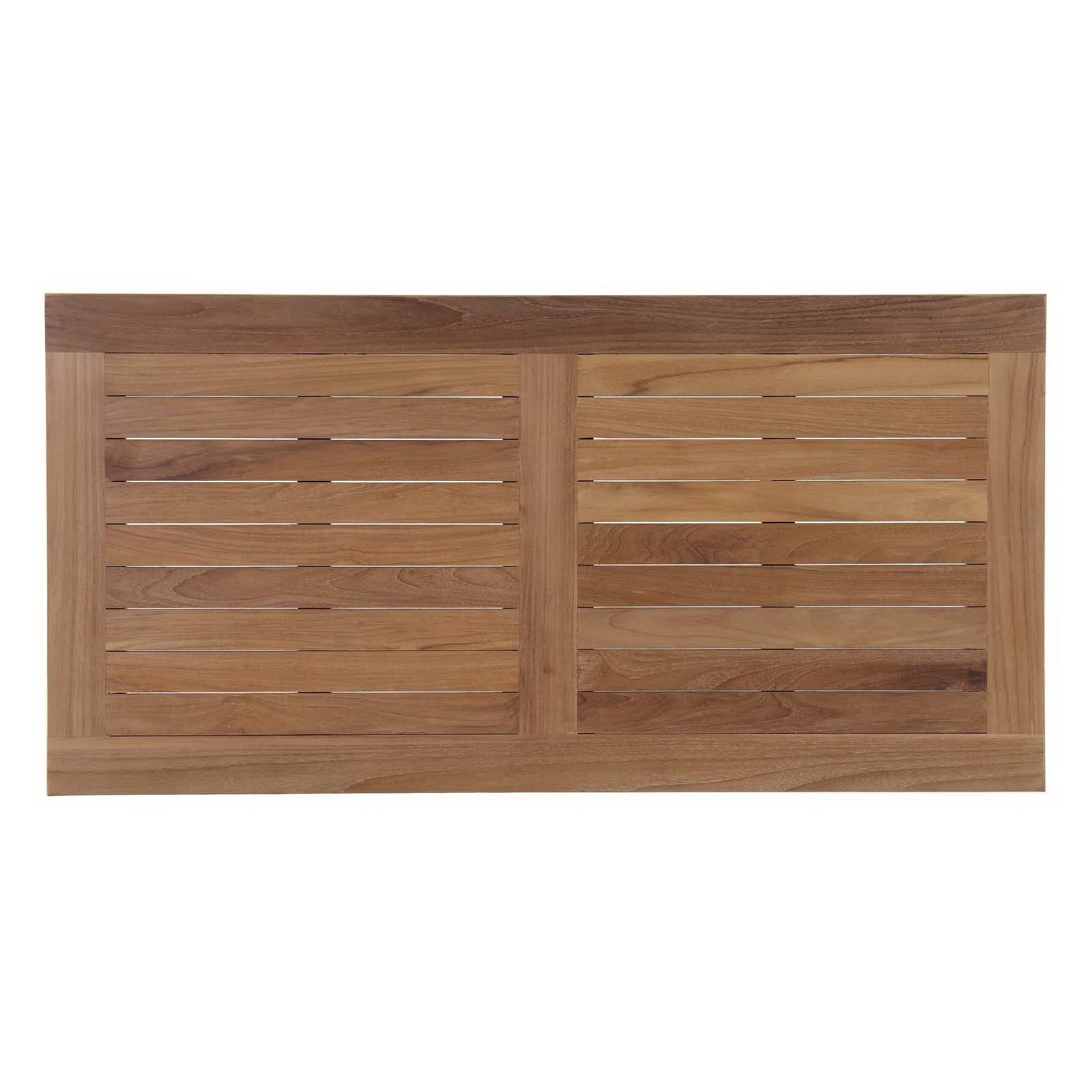 Marina Outdoor Patio Teak Rectangle Coffee Table by Modway