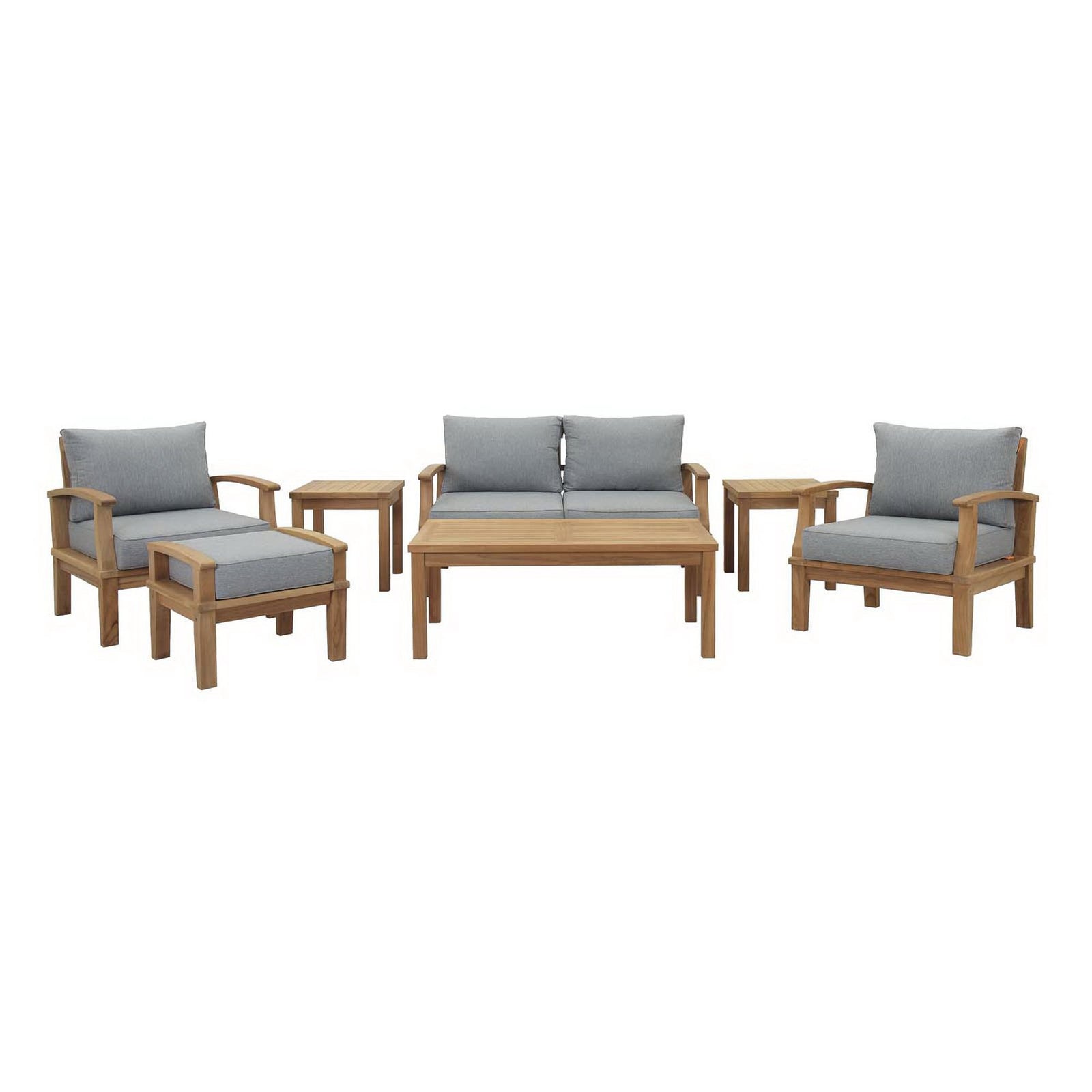 Marina 7 Piece Outdoor Patio Teak Set by Modway