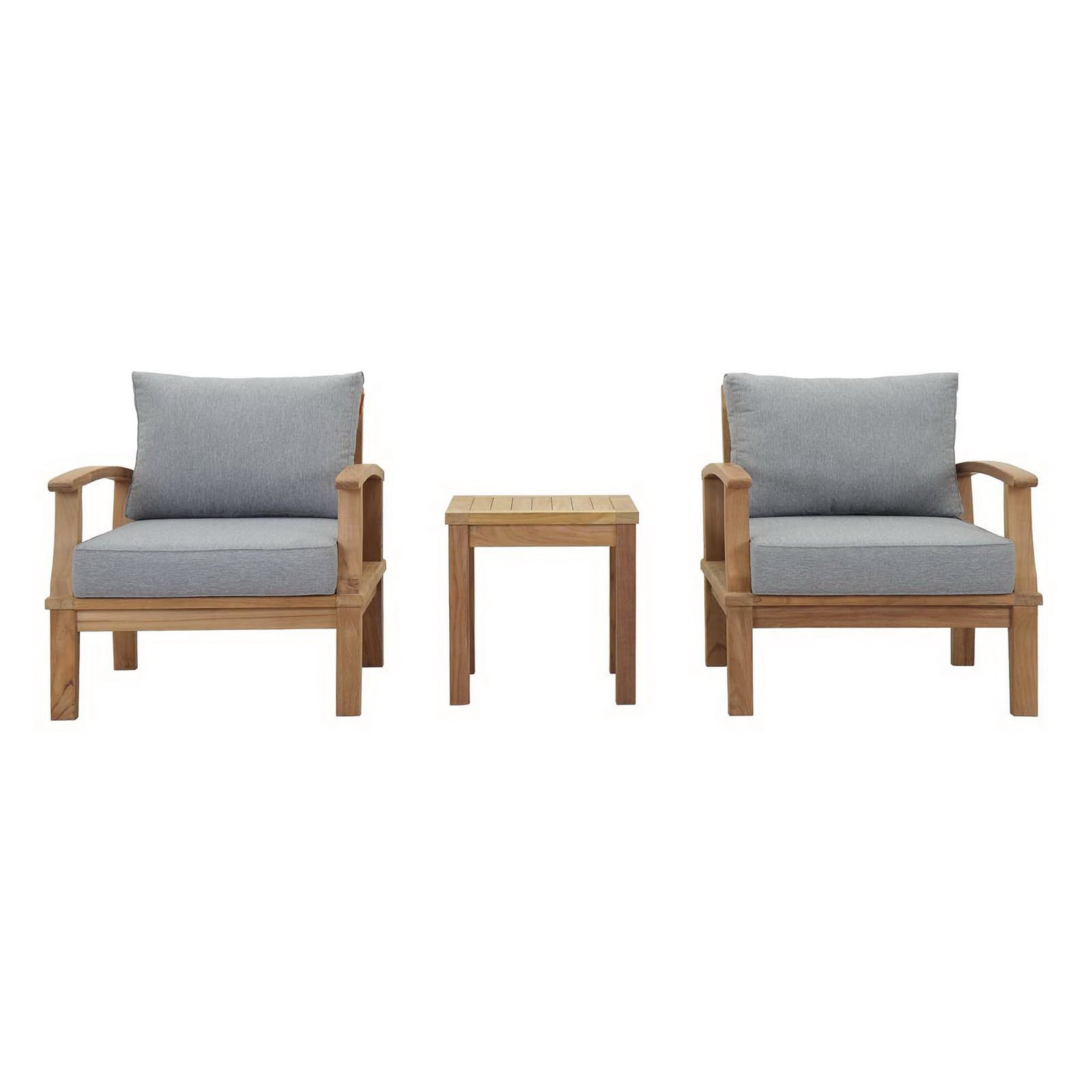 Marina 3 Piece Outdoor Patio Teak Set by Modway