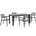 Maine 5 Piece Outdoor Patio Dining Set by Modway