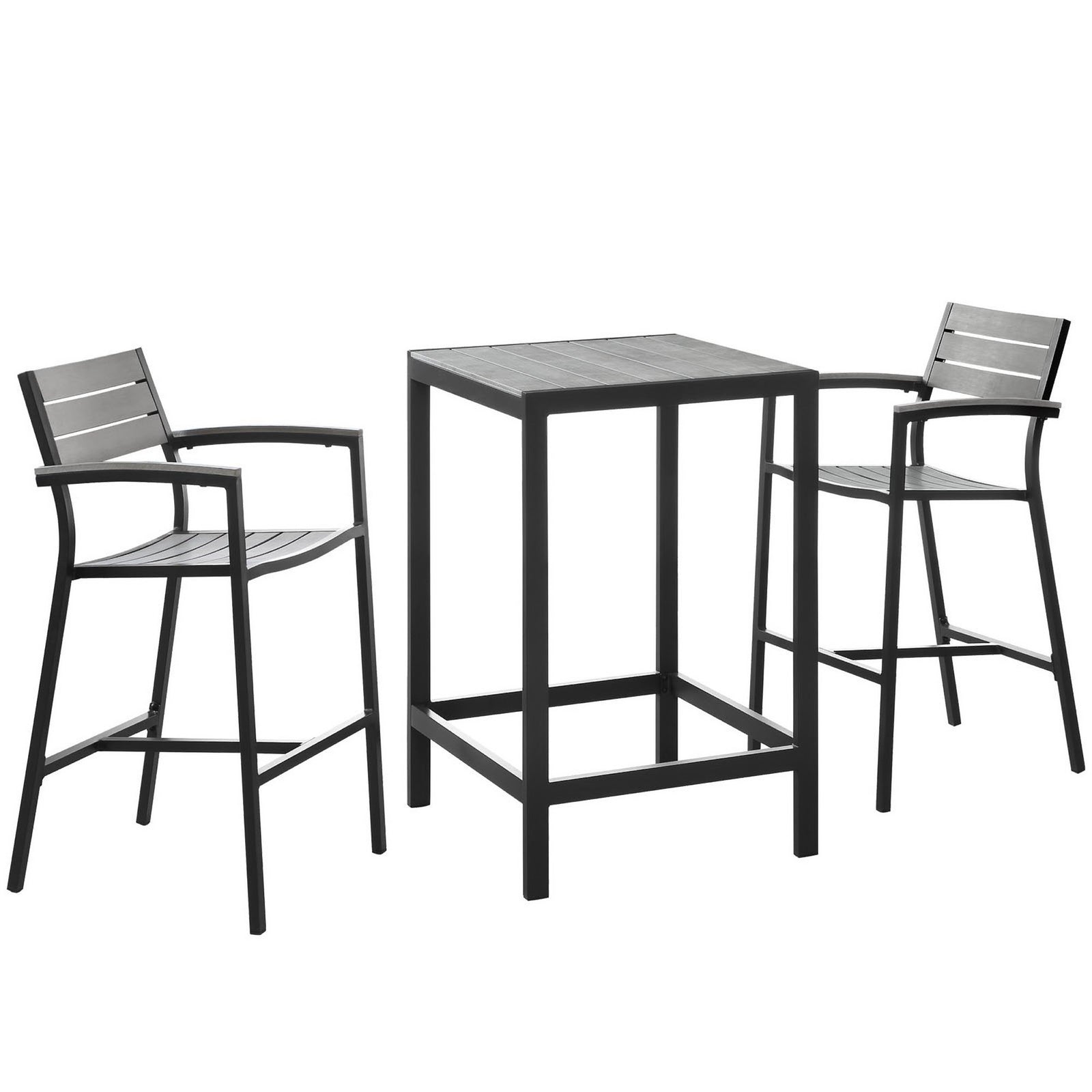 Maine 3 Piece Outdoor Patio Dining Set by Modway
