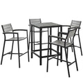Maine 5 Piece Outdoor Patio Bar Set by Modway