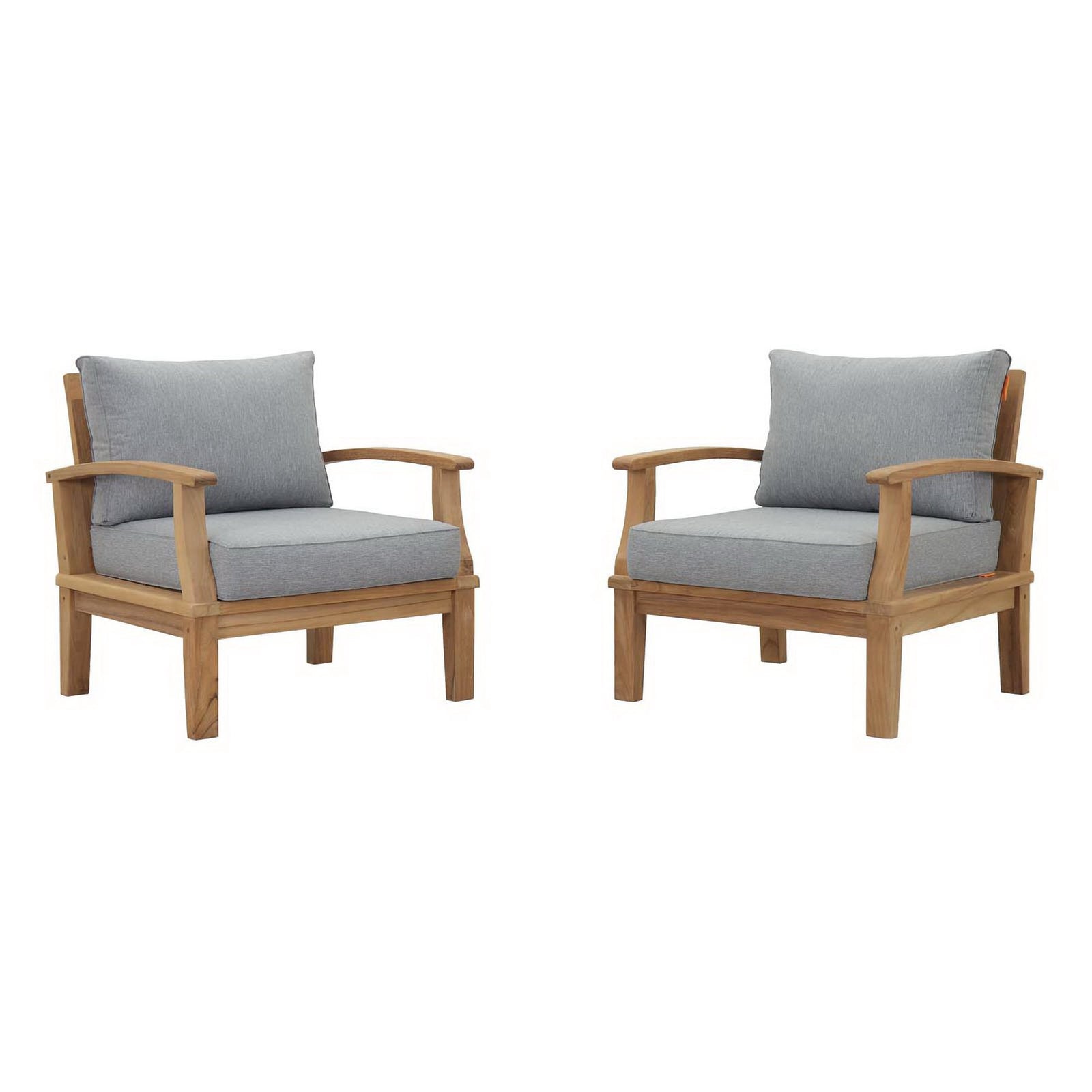 Marina 2 Piece Outdoor Patio Teak Set by Modway