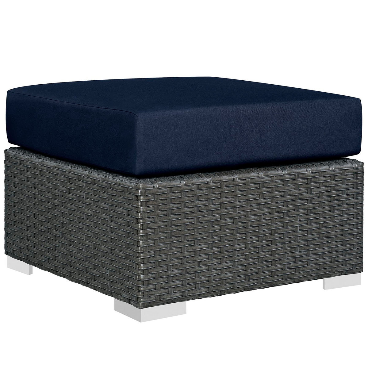 Sojourn Outdoor Patio Sunbrella® Ottoman by Modway